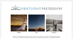 Desktop Screenshot of firstlight-photography.com